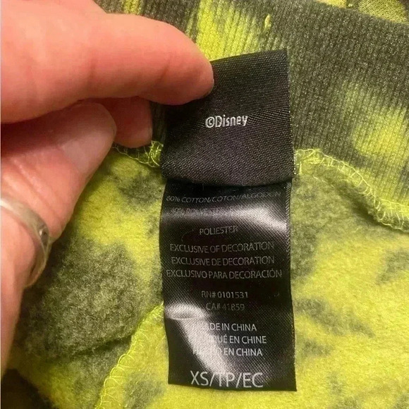 Disney The Nightmare Before Christmas Oogie Boogie Tie Dye Glow in the dark XS - Picture 10 of 11